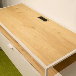 Venjakob Wohnwände & Tv-Lowboards|Wohnwand Plan X6 Lack Kristallweiß Matt Weiß Wildeiche Hell Soft Gebürstet Geölt Inklusive Beleuchtungspaket