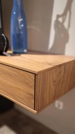 Paul Lindberg Wohnwände & Tv-Lowboards|Wohnwand pl.Cera Lack Anthrazit Nussbaum Natur Furniert