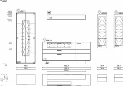 Hartmann Wohnwände & Tv-Lowboards|Wohnwand Runa Kerneiche Natur Massiv Gebürstet mit Beleuchtung