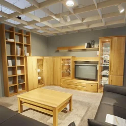 Rietberger Möbelwerke Wohnwände & Tv-Lowboards|Wohnwand Savera Kernbuche Mit Beleuchtung