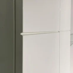 Hülsta Wohnwände & Tv-Lowboards|Wohnwand Scalic Lack Weiß Natureiche Lowboard Hängeelement Glas-Hängeelement