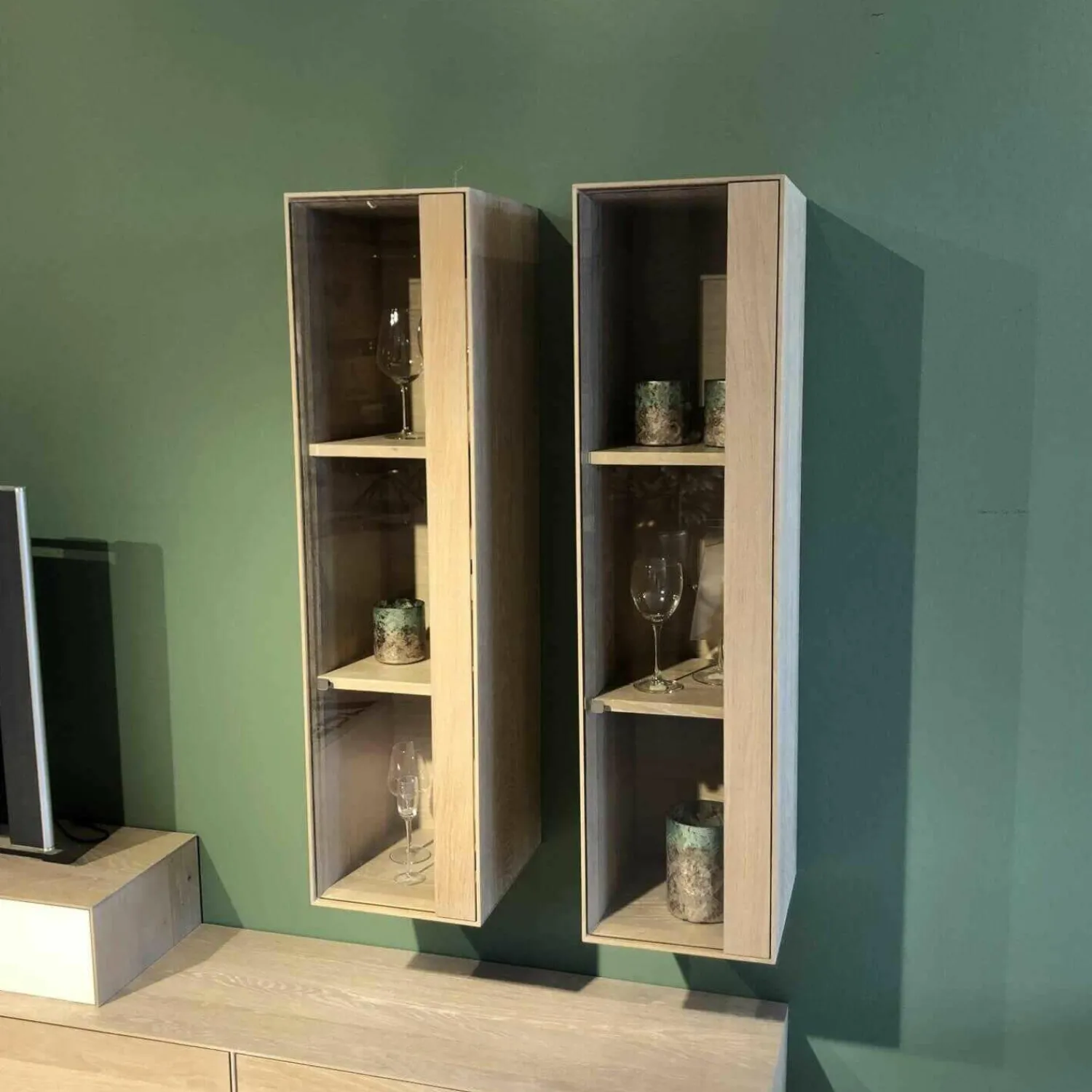 Rodam Wohnwände & Tv-Lowboards|Wohnwand Sigma Astig Weiß RAL 9010 Satinato Pigment Öl