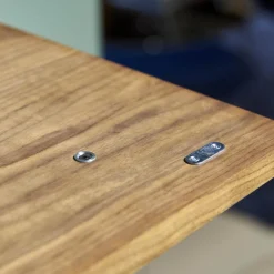 Riva1920 Wohnwände & Tv-Lowboards|Wohnwand Sipario Nussbaum Geölt mit Kabeldurchlass