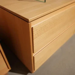 Wöstmann Wohnwände & Tv-Lowboards|Wohnwand Tessin Buche Massiv Inklusive Beleuchtung Mit Funkfernbedienung