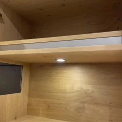 Gwinner Wohnwände & Tv-Lowboards|Wohnwand Tormine Balkeneiche Natur Absatz Rostoptik Mit LED Beleuchtung