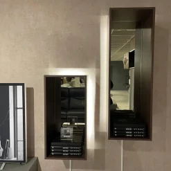 WK Wohnen Wohnwände & Tv-Lowboards|Wohnwand WK 430 Majestro Lack Matt Dust Und Burgund Glas Matt Dust Und Burgund