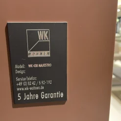 WK Wohnen Wohnwände & Tv-Lowboards|Wohnwand WK 430 Majestro Lack Matt Dust Und Burgund Glass Matt Dust Und Burgund