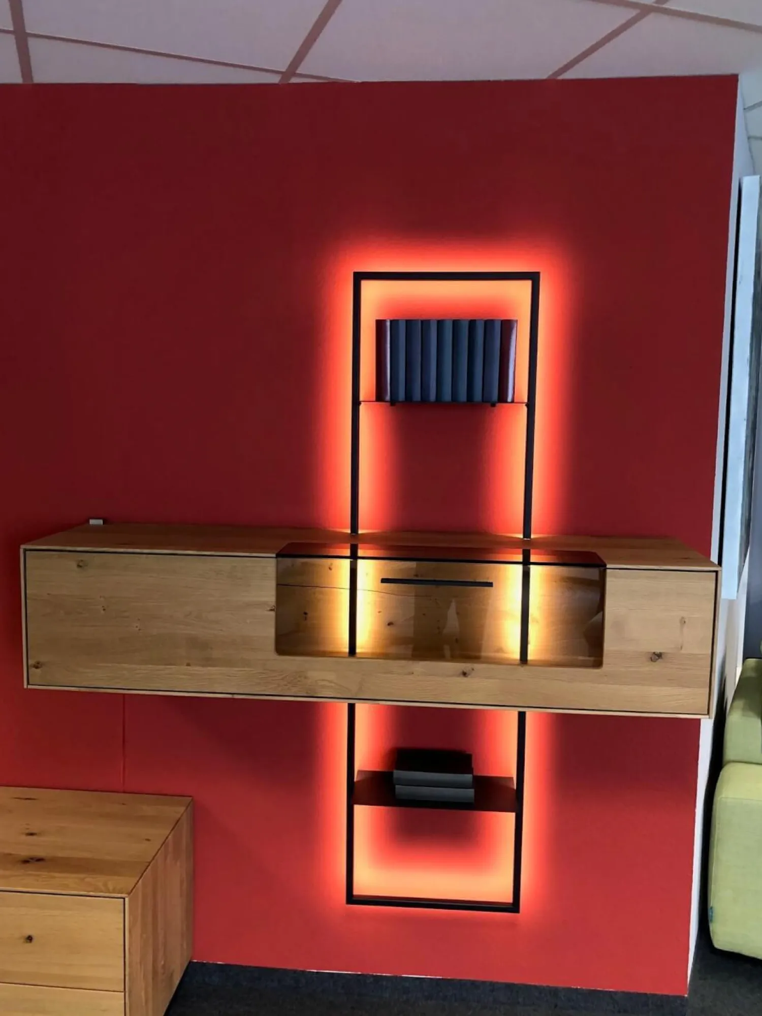 Wöstmann Wohnwände & Tv-Lowboards|Wohnwand WM 1880 Ausführung Wildeiche