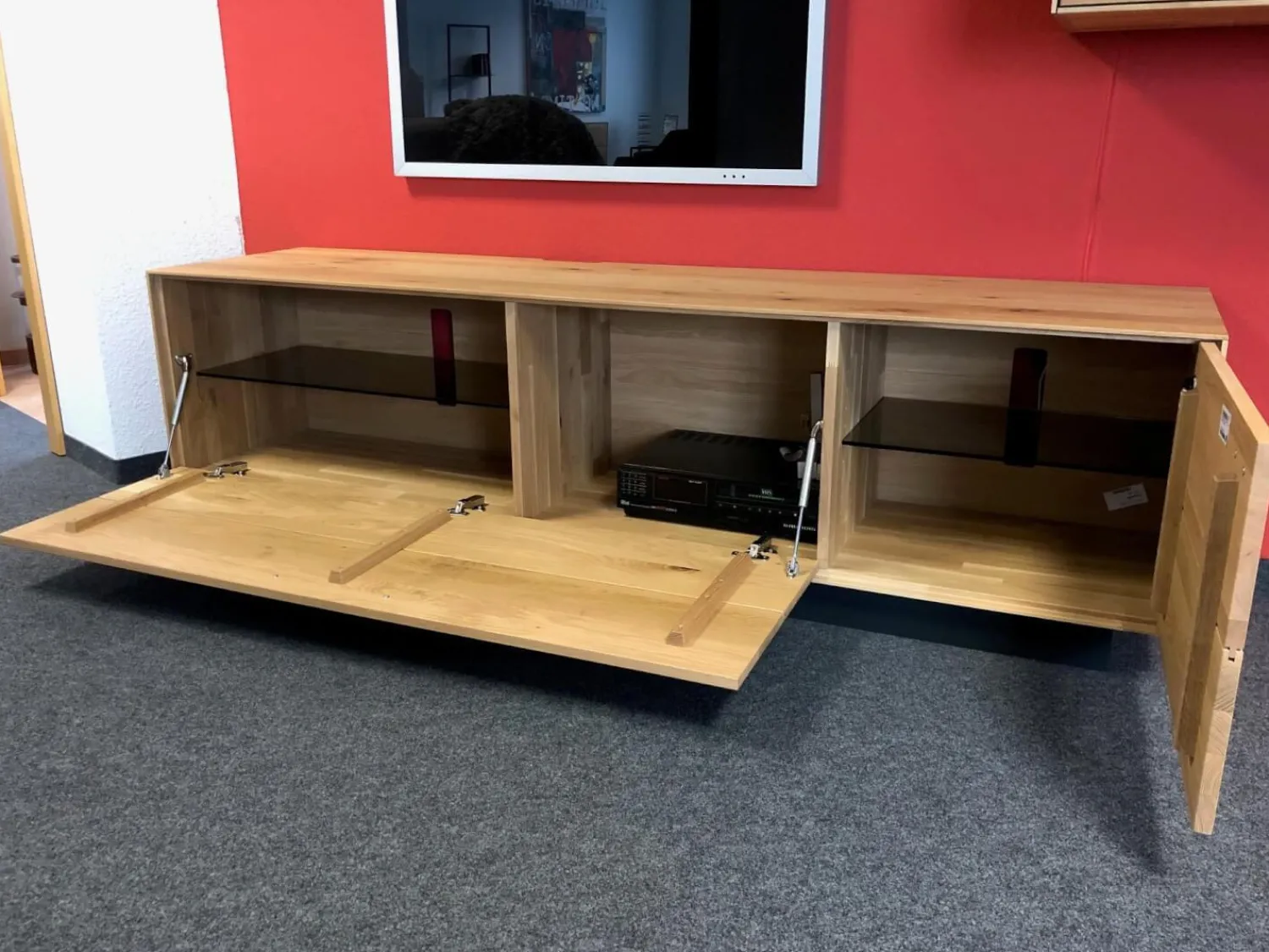 Wöstmann Wohnwände & Tv-Lowboards|Wohnwand WM 1880 Ausführung Wildeiche