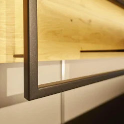 Wöstmann Wohnwände & Tv-Lowboards|Wohnwand WM 1880 Wildeiche Massiv Soft Gebürstet Mit LED-Beleuchtung