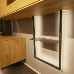 Wöstmann Wohnwände & Tv-Lowboards|Wohnwand WM 1880 Wildeiche Massiv Soft Gebürstet Mit LED-Beleuchtung