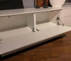 Venjakob Wohnwände & Tv-Lowboards|Wohnwand X1 Kombi X150-3736L Lack Schiefergrau Matt