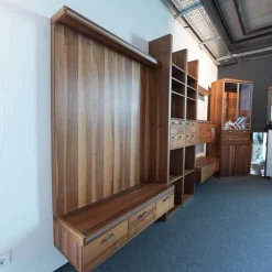 Baur Wohnwände & Tv-Lowboards|Wohnwand Xeno Nussbaum Massiv