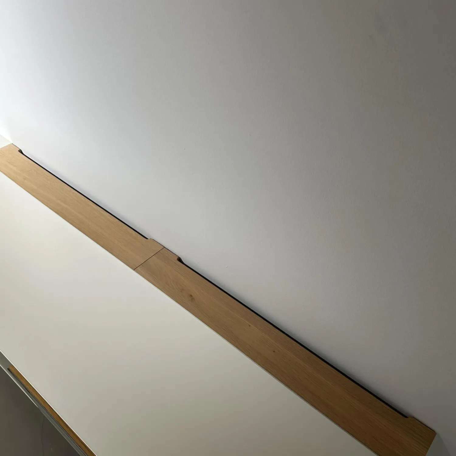 Team 7 Wohnwände & Tv-Lowboards|Wohwand In Eiche Weiß Geölt Fronten Glas Pearl Matt Innen Buche Mit Zwei Schubkästen Und Einer Klappe